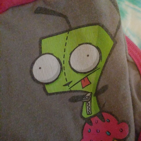Invader Zim , gir short pjs shorts, juniors - Picture 4 of 4